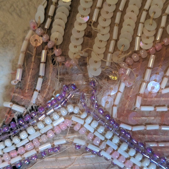 VTG Vintage Saks Fifth Avenue sequin long sleeve, large - Picture 4 of 13